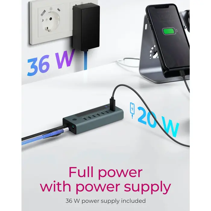 ICY BOX IB-HUB1457-C31, USB hub