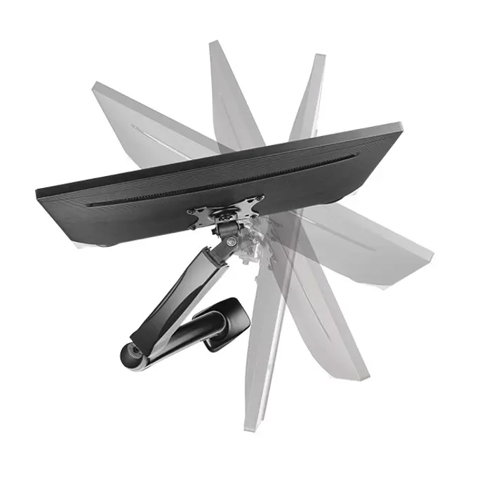 ICY BOX IB-MS303-T Monitor stand with desk mounted base for a screen size up to 27" Raidsonic