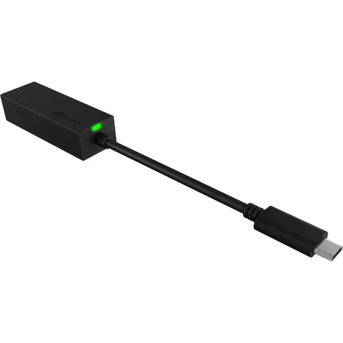 ICY BOX USB-C Gigabit Ethernet LAN Adapter IB-LAN100-C3 (black)