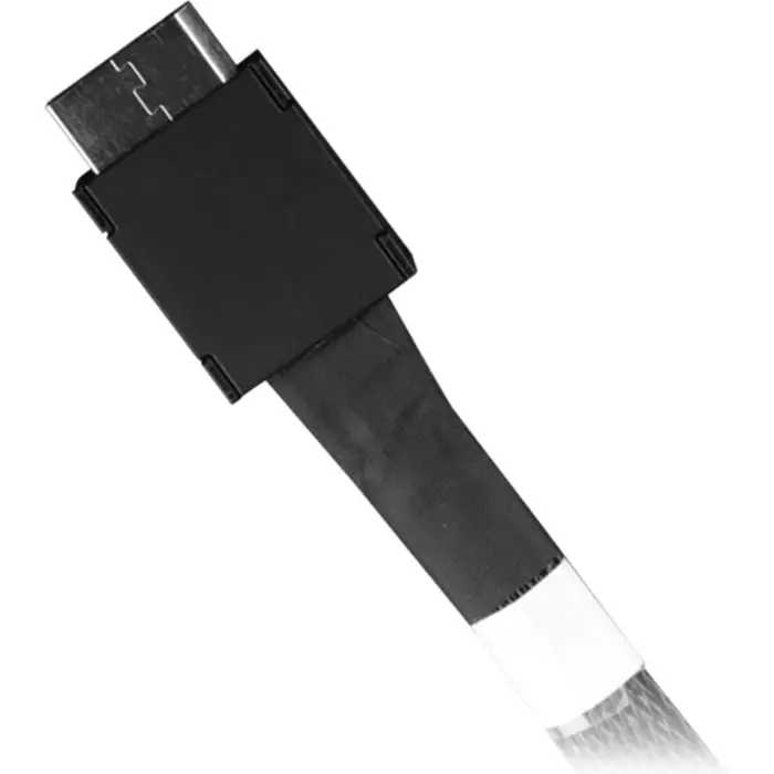 Icy Dock Cable MCIO x8 SFF-TA-1016 > 2x OCuLink 4i SFF-8611 (black, 50cm)