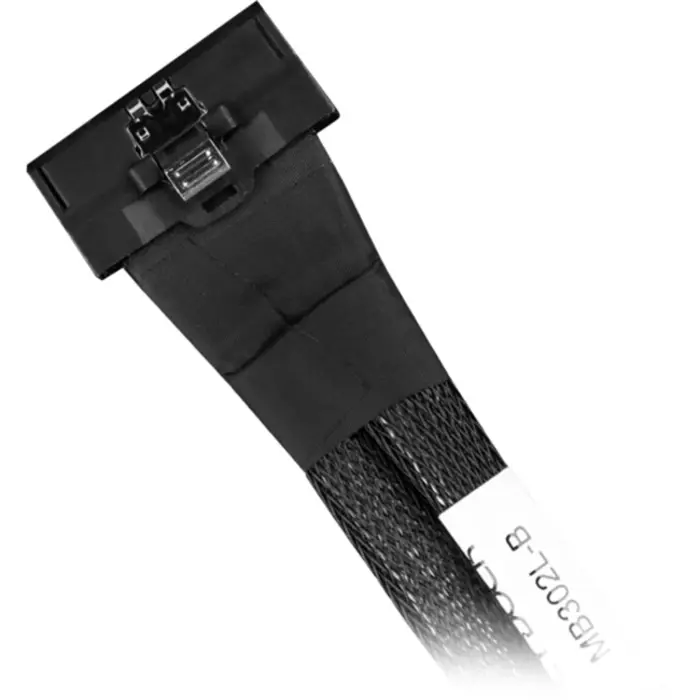 Icy Dock Cable MCIO x8 SFF-TA-1016 > 2x OCuLink 4i SFF-8611 (black, 50cm)