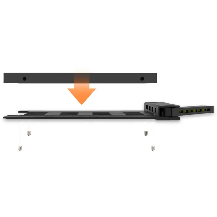 Icy Dock ExpressCage MB038SP-B, removable frame black