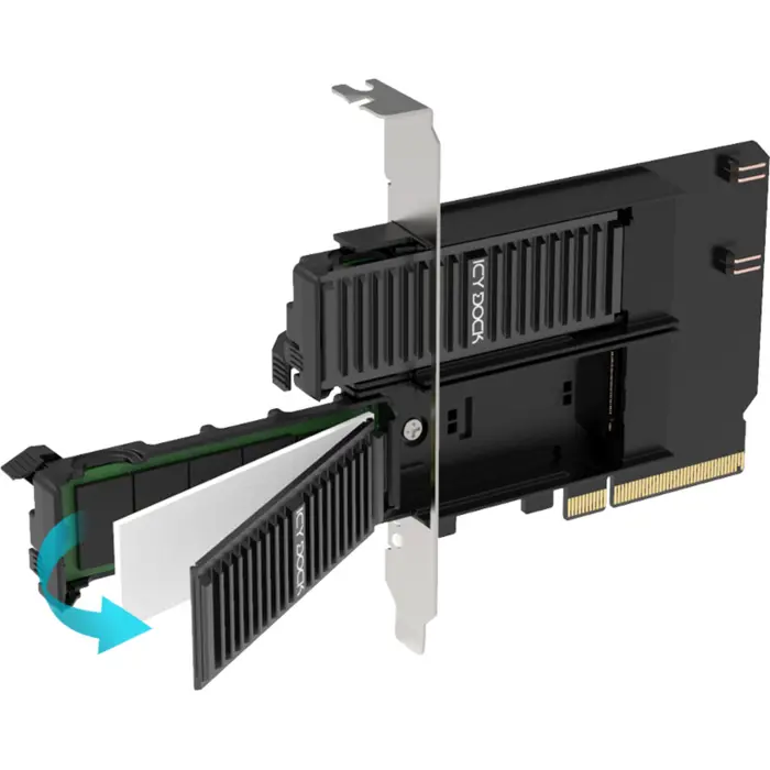 Icy Dock ExpressSlot Core CP073-2 (MB312M4P-B), removable frame black