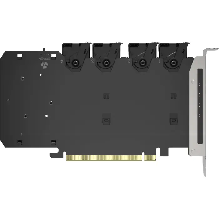 Icy Dock ExpressSlot Slide MB204MP-1B, interface card black