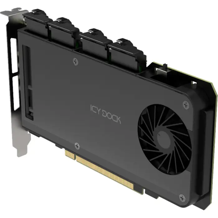 Icy Dock ExpressSlot Slide MB204MP-1B, interface card black