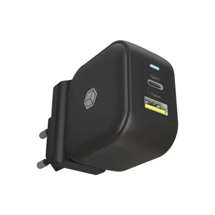 Icybox 38W dual QC 3.0 USB charger with PowerDelivery