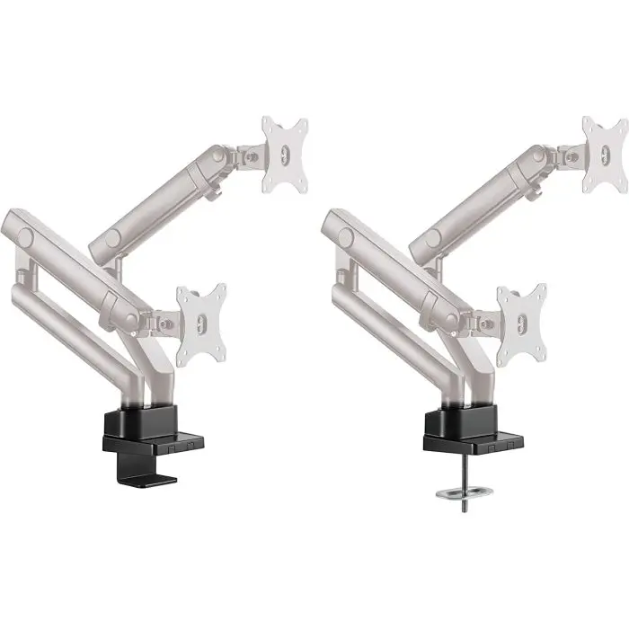IcyBox double monitor bracket up to 32 '' with mounting on the edge of the table