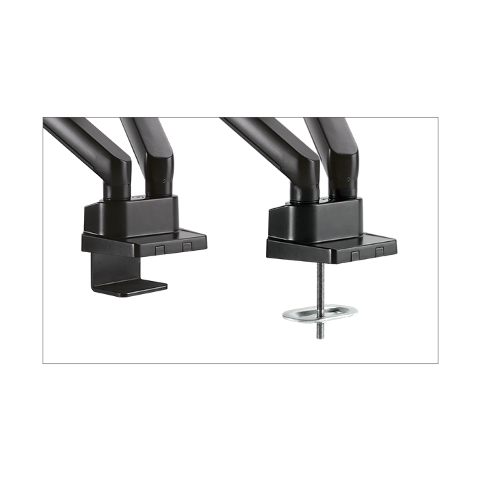 IcyBox double monitor bracket up to 32 '' with mounting on the edge of the table
