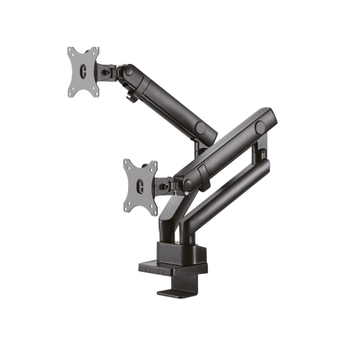 IcyBox double monitor bracket up to 32 '' with mounting on the edge of the table
