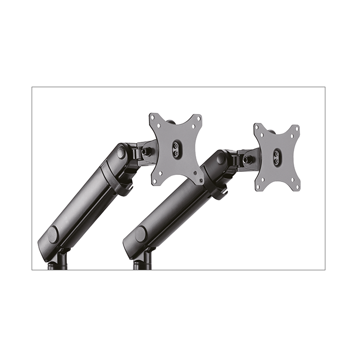 IcyBox double monitor bracket up to 32 '' with mounting on the edge of the table