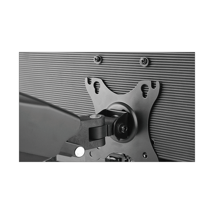 IcyBox dual desktop mount for monitor up to 27 ''