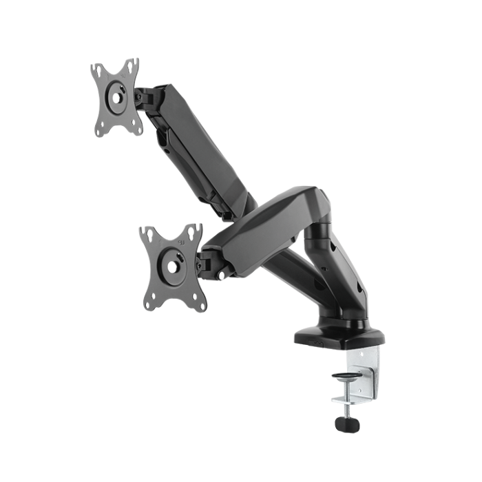 IcyBox dual desktop mount for monitor up to 27 ''