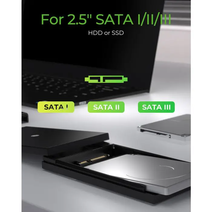 IcyBox IB-200T-C3  USB-C 3.2 ohišje za 2,5" HDD in SSD diske