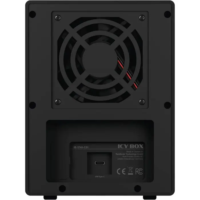Icybox IB-3740-C31 USB 3.1 Type-C external enclosure for 4 disks or SSD