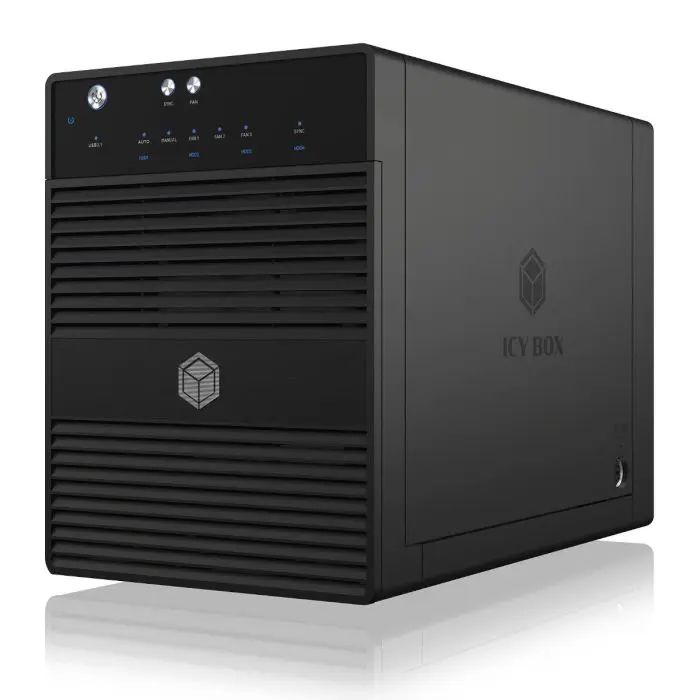 Icybox IB-3740-C31 USB 3.1 Type-C external enclosure for 4 disks or SSD