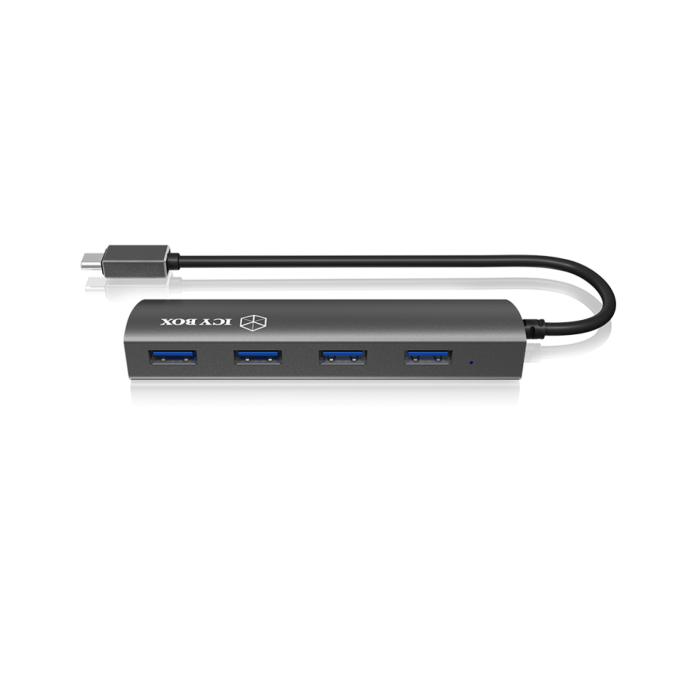 Icybox IB-AC-6405C USB-C hub to 4x USB-A