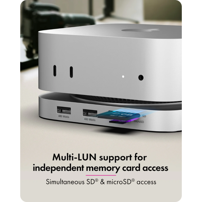 IcyBox IB-DK100 USB-C priklopna postaja za Mac mini M4