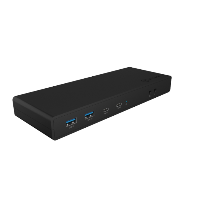 Icybox IB-DK2245AC Docking USB-C docking station with dual video connector