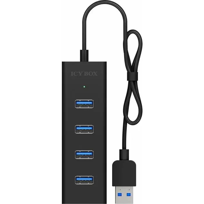 IcyBox IB-HUB1409-U3 4-portni Hub s priključkom USB-A 3.0
