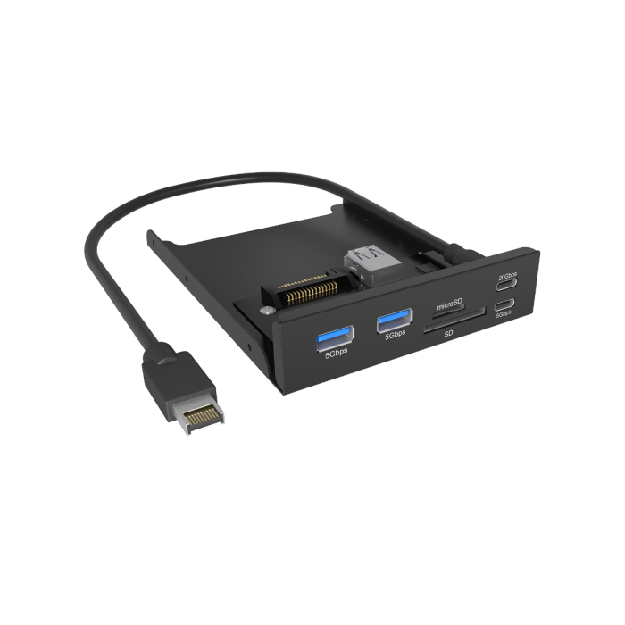 IcyBox IB-HUB1419-i3 6-v-1 USB ohišje HUB za 3,5" režo v računalniku