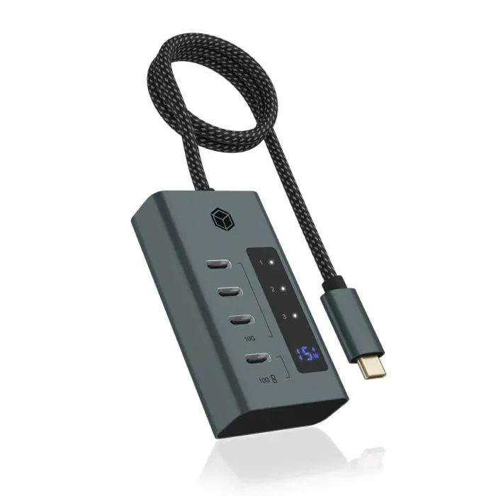 Icybox IB-HUB1454-C31 4-port hub with USB 3.2 Gen 2 Type-C interface