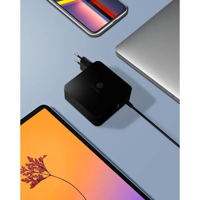 Icybox IB-PS101-PD USB-C Power Delivery 90W fast charger