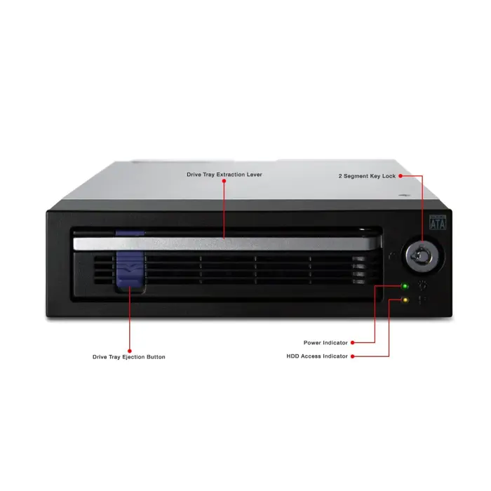 IcyDock MB876SK-B black 3.5 inch - 3.5 inch SATA Mobile Rack