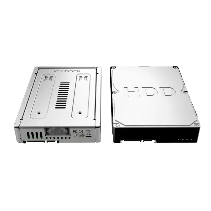 IcyDock MB982SP-1S silver - 2.5 inch->3.5 inch SATA&SSD Converter
