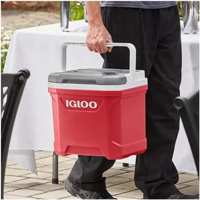 IGLOO cooler bag red, white 15l