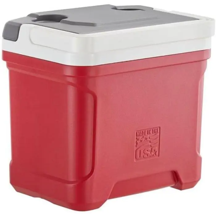 IGLOO cooler bag red, white 15l