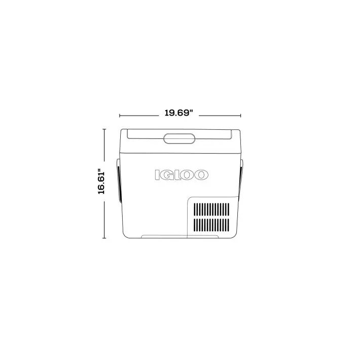 IGLOO Electric compressor refrigerator ICF 18