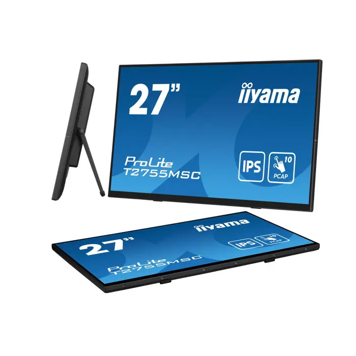 IIYAMA 68.6cm (27") T2755MSC-B1 16:9 M-Touch HDMI+DP WebC retail