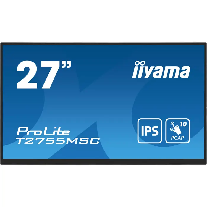 IIYAMA 68.6cm (27") T2755MSC-B1 16:9 M-Touch HDMI+DP WebC retail