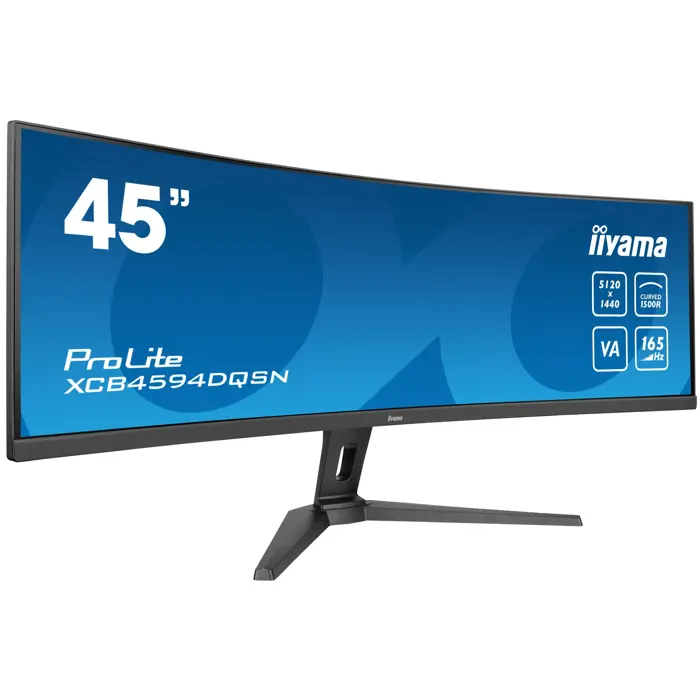 iiyama G-MASTER 45"LCD Curved Bus. UWQHD computer monitor 114.3 cm (45") 5120 x 1440 pixels Dual QHD LED Black