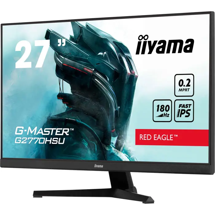 iiyama G-Master G2770HSU-B6 Red Eagle, gaming monitor - 27 - black (matt), FullHD, Fast IPS, Adaptive-Sync, 180Hz panel