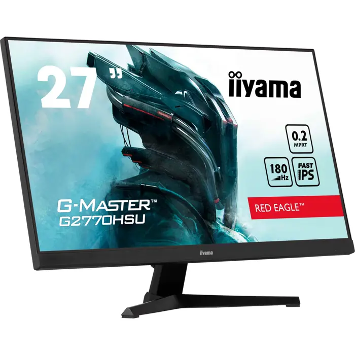 iiyama G-Master G2770HSU-B6 Red Eagle, gaming monitor - 27 - black (matt), FullHD, Fast IPS, Adaptive-Sync, 180Hz panel