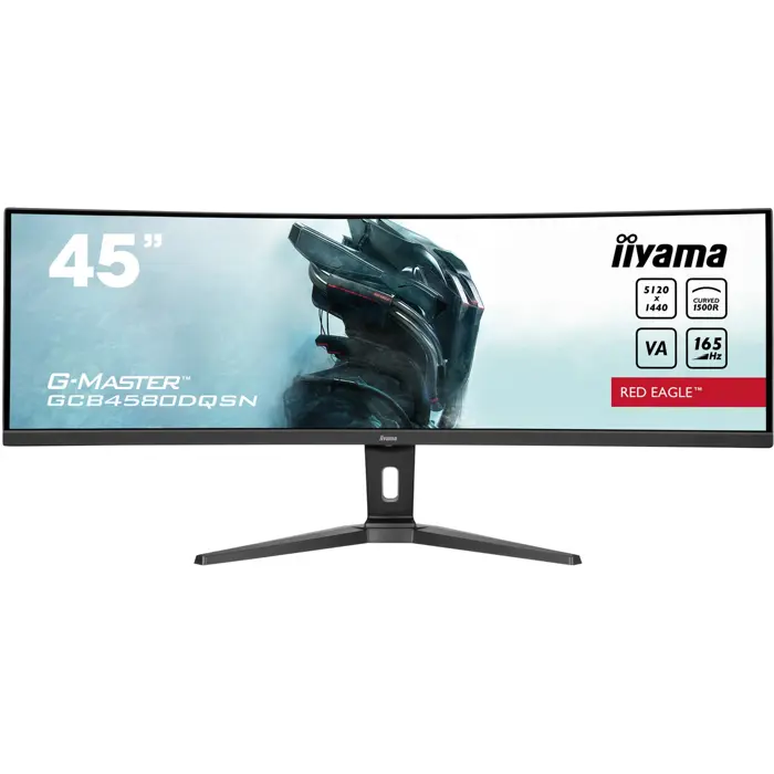 iiyama G-Master GCB4580DQSN-B1, gaming monitor - 44 - black (matt), DQHD, VA, curved, AMD Free-Sync, 165Hz panel