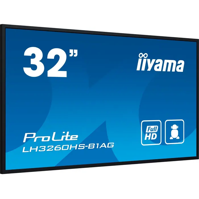 iiyama LH3260HS-B1AG, Public Display (black, FullHD, IPS, Quad-Core)