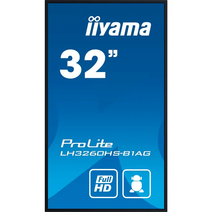 iiyama LH3260HS-B1AG, Public Display (black, FullHD, IPS, Quad-Core)