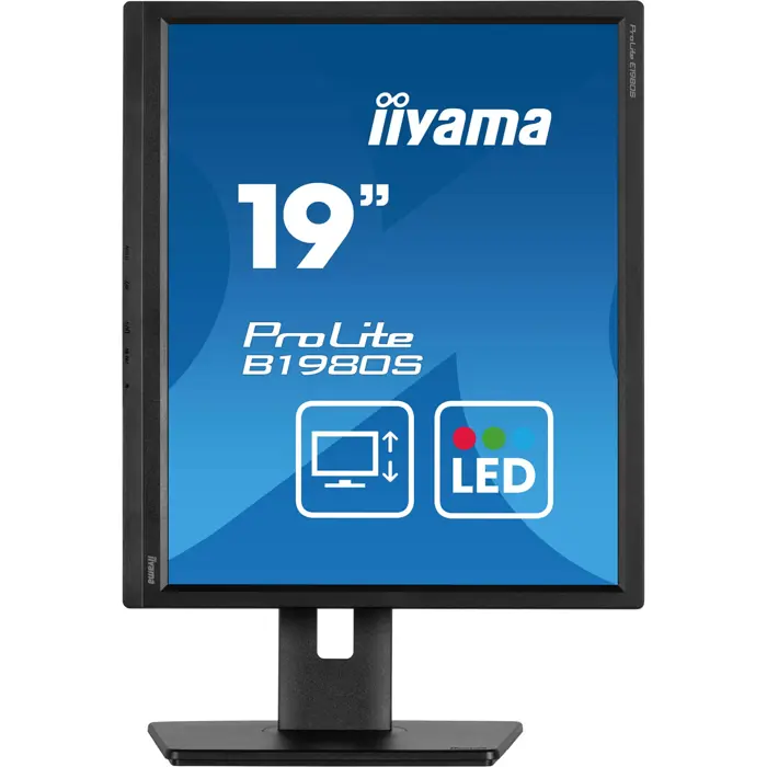 iiyama ProLite B1980S-B1, LED monitor - 19 - black (matte), SXGA, TN, HDMI, DP, ergonomic stand