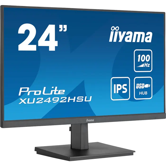iiyama ProLite computer monitor 60.5 cm (23.8") 1920 x 1080 pixels Full HD LED Black