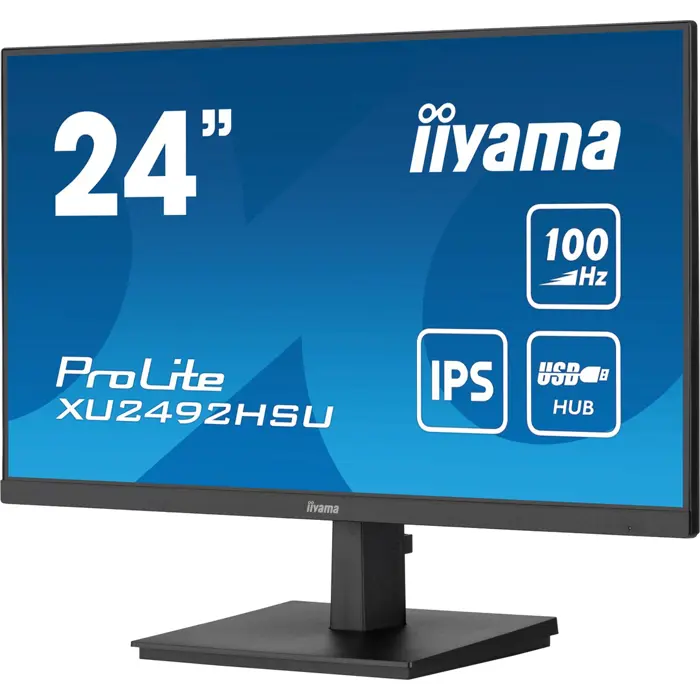 iiyama ProLite computer monitor 60.5 cm (23.8") 1920 x 1080 pixels Full HD LED Black