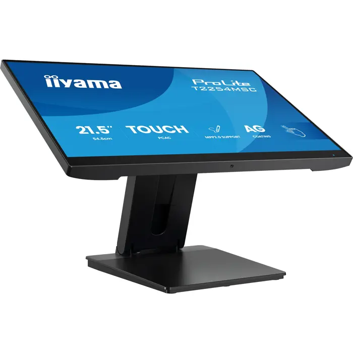 Iiyama ProLite T2254MSC-B2AG (54.6 cm (21.5 inches), black (matt), FullHD, IPS, touchscreen, USB hub, 100Hz panel)