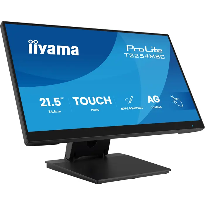Iiyama ProLite T2254MSC-B2AG (54.6 cm (21.5 inches), black (matt), FullHD, IPS, touchscreen, USB hub, 100Hz panel)