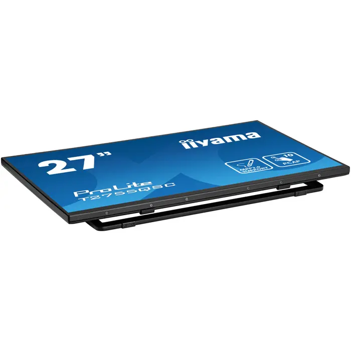 Iiyama ProLite T2755QSC-B1 (68.4 cm (27 inches), black (matt), WQHD, IPS, touchscreen, USB hub)