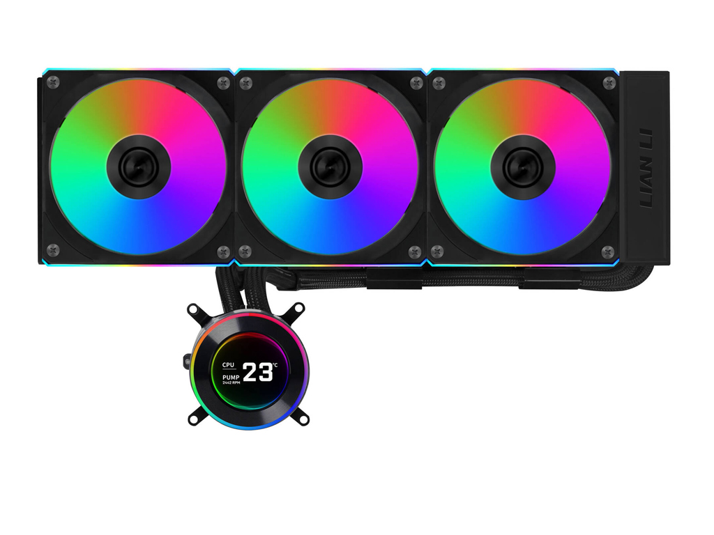 Vodeno hlađenje AIO Liquid Cooler Lian Li HydroShift II LCD-C 360CL, black- GHS2LCD36RB