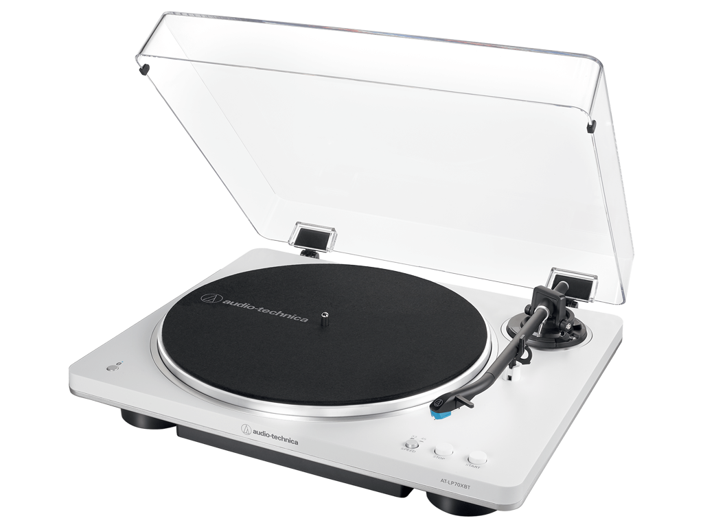 Gramofon Audio-Technica AT-LP70XBTWS, Bluetooth, belo-srebrn - AT-LP70XBTWS