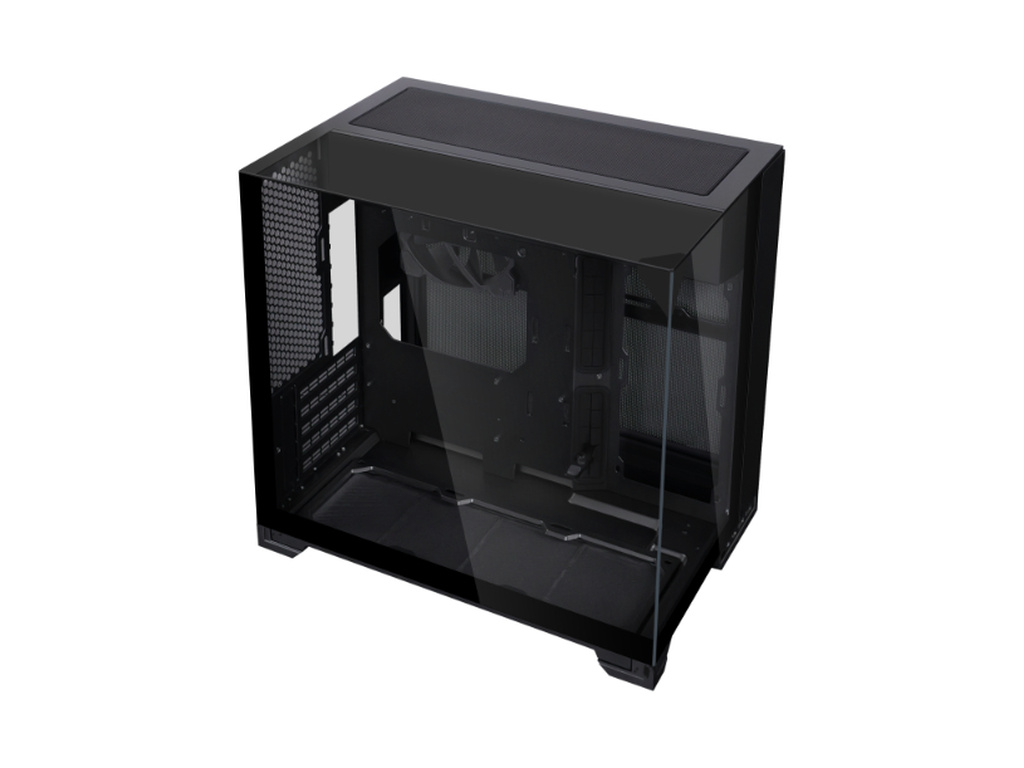 Računalniško ohišje Lian Li O11 Vision-M, Micro-ATX, kaljeno steklo, črno - O11VMX