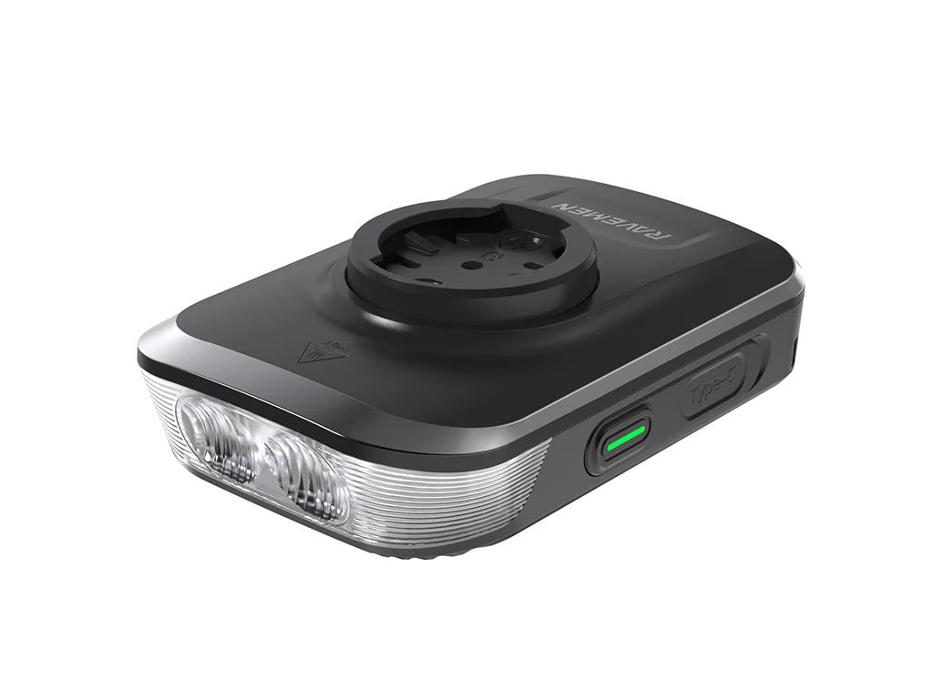 Sprednja kolesarska luč RAVEMEN FR1500, 1500 lm, 3500 mAh, Aluminij, IPX6 - FR1500