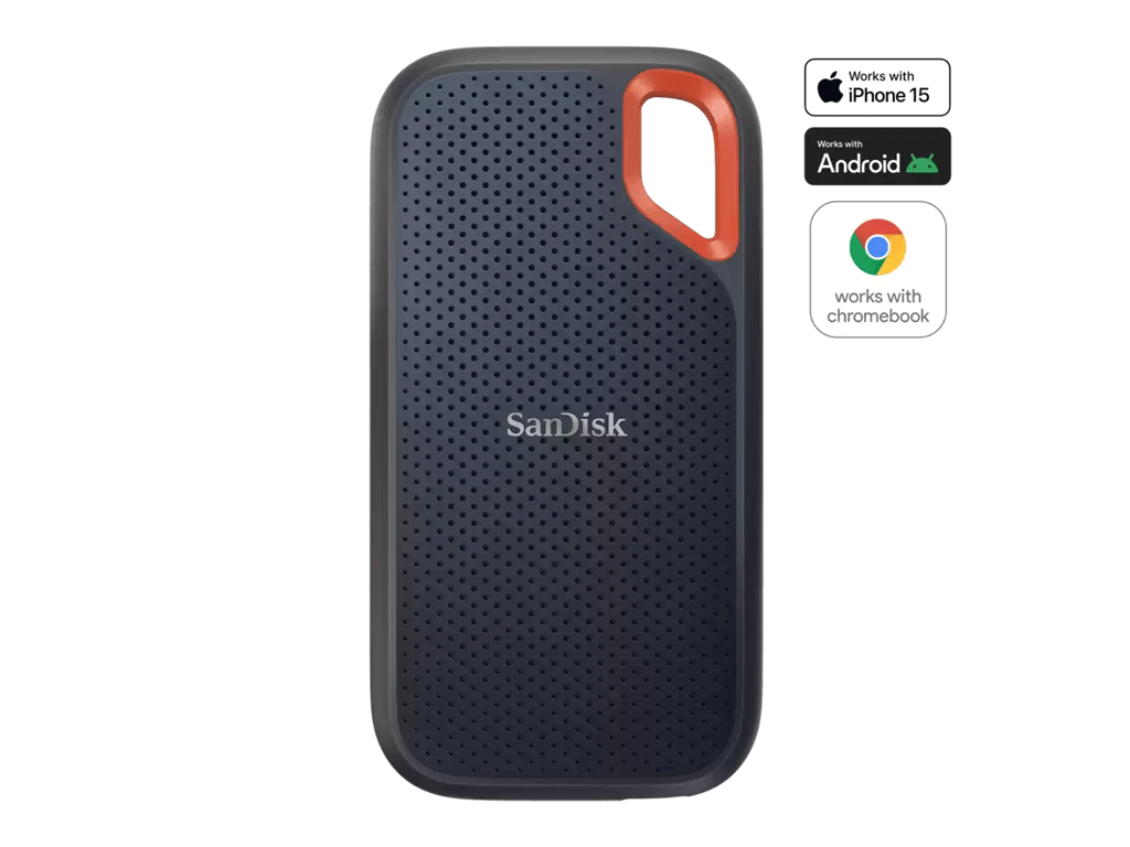 Zunanji SSD 8TB Type-C USB 3.2 Gen2, SanDisk Extreme Portable V2 (SDSSDE61-8T00-G25) - SDSSDE61-8T00-G25